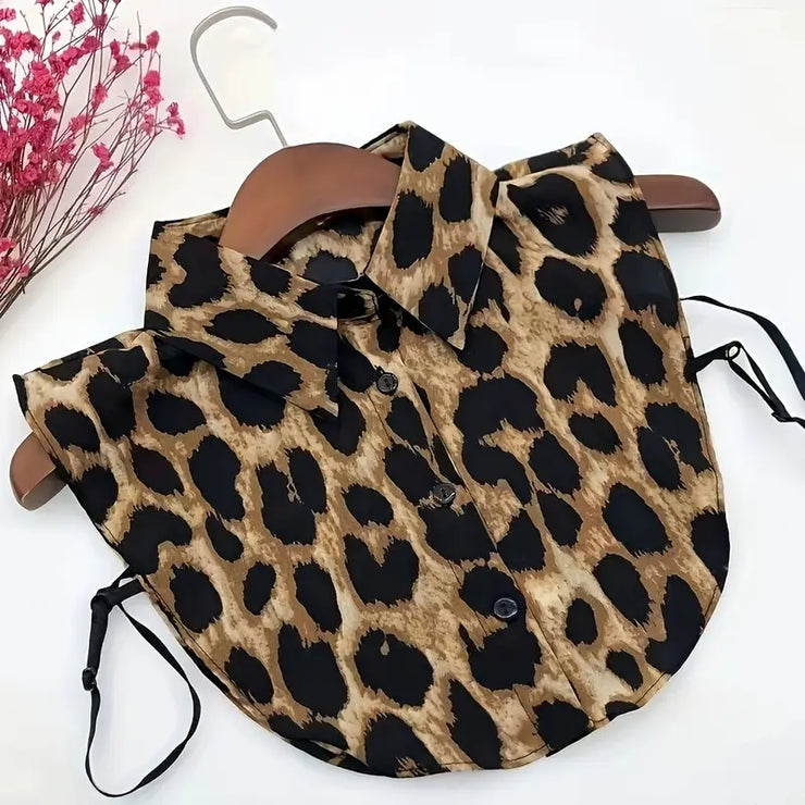 Dickie/Faux Collar - Animal Print