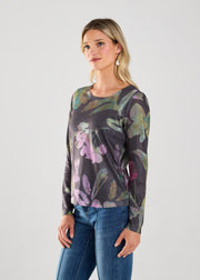 Long Sleeve Crew Neck Top by French Dressing