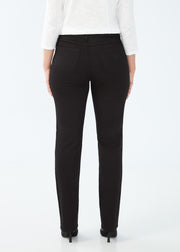 Olivia Straight Leg Jean - Black - PETITE SIZES - by FDJ Essential Jeans