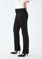 Olivia Straight Leg Jean - Black - PETITE SIZES - by FDJ Essential Jeans