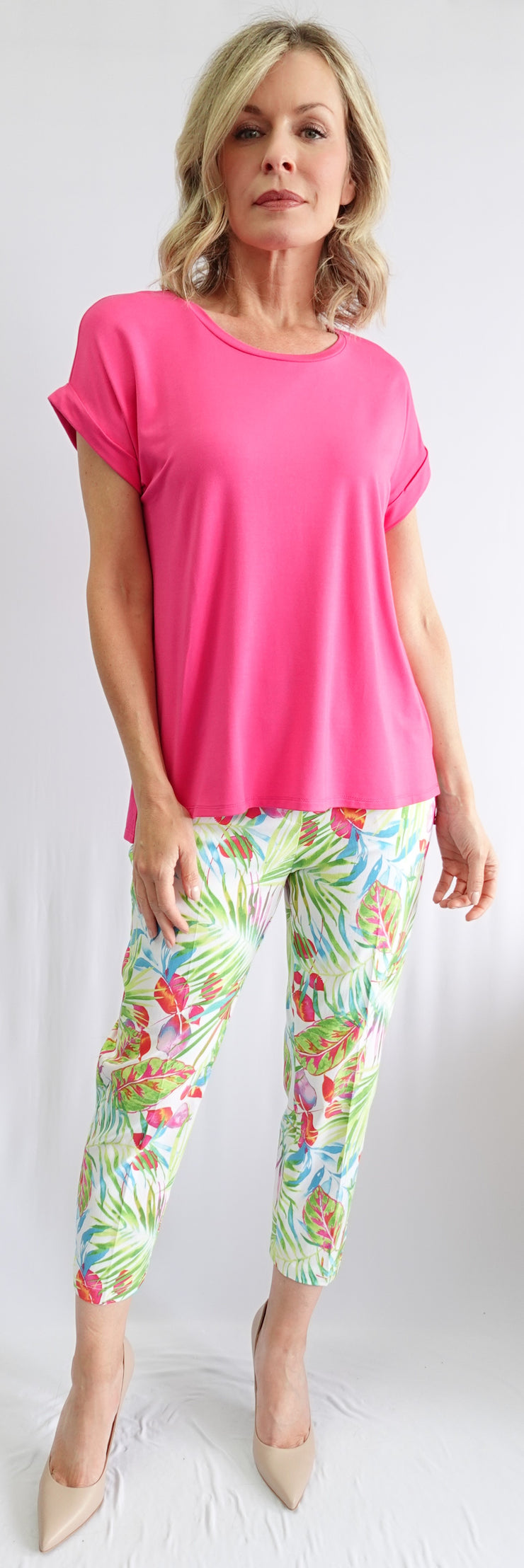 Bamboo Top by Soft Works - Hot Pink