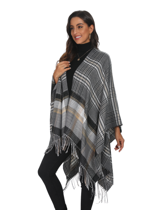 Black Plaid Wrap