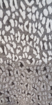 Cashmink Scarf by Fraas - Black/Grey Animal Print