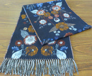 Cashmink Scarf by Fraas - Blue flowers