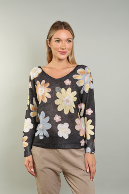 Multi Flower Top from Italy