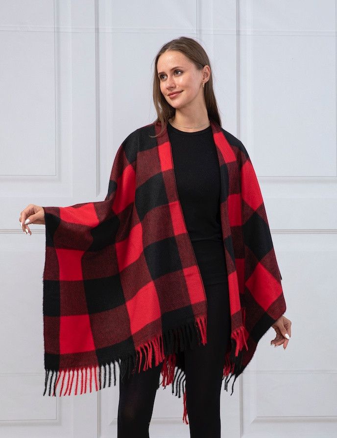 Red Buffalo Plaid Wrap