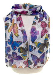 Scarf with Butterflies