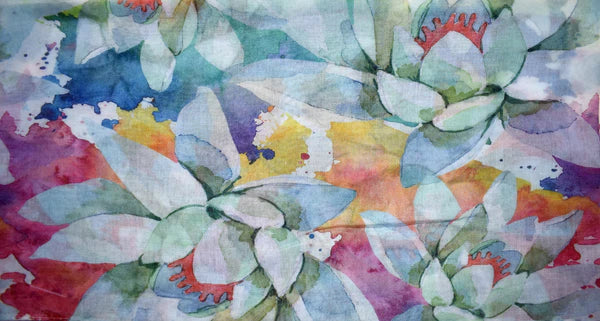 Watercolour Flower Scarf