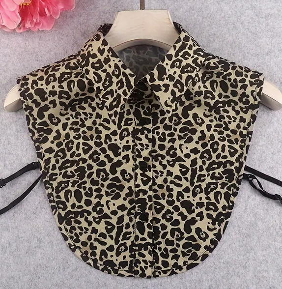 Dickie/Faux Collar - Animal Print