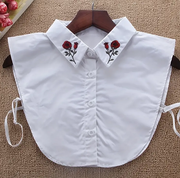Dickie/Faux Collar - Vintage Rose Embroidered Collar