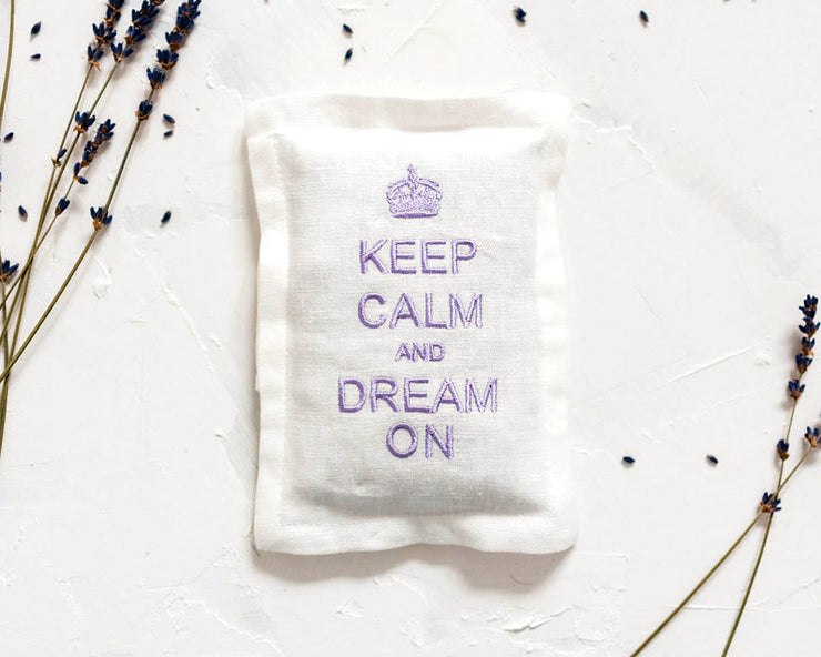 Lavender Sleep Pillow - Keep Calm and Dream On