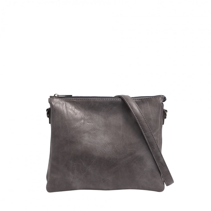 Crossbody Purse by S-Q - Charcoal Grey
